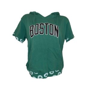 Celtics cropped hoodie tee